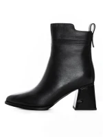 Botine Dama cu toc gros K107-55-B81A Negru » Pantoful.ro