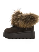 Ghete Dama din piele naturala 3ASJN73 BROWN | PANTOFUL