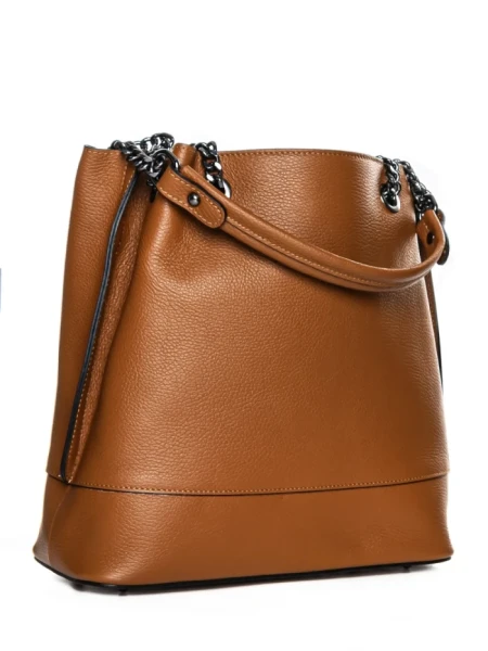 Geanta de mana din Piele Naturala GD49 Maro deschis | Forseti Genti Dama Din Piele Naturala GD49 CAMEL | FORSETI