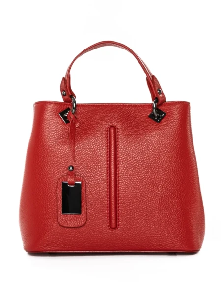 Geanta de mana din Piele Naturala GD50 Rosu | Forseti Genti Dama Din Piele Naturala GD50 RED | FORSETI