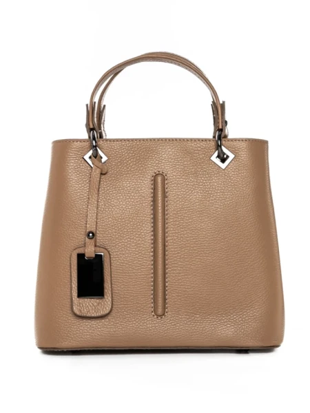 Geanta de mana din Piele Naturala GD50 Bej | Forseti Genti Dama Din Piele Naturala GD50 BEIGE | FORSETI