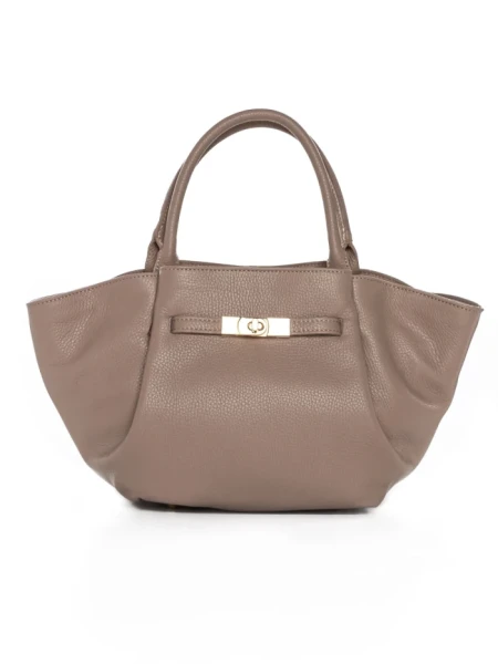 Geanta de mana din Piele Naturala GD51 Bej | Forseti Genti Dama Din Piele Naturala GD51 BEIGE | FORSETI