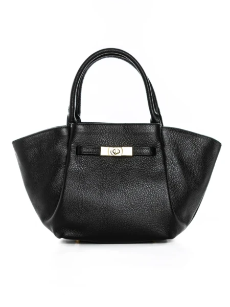 Geanta de mana din Piele Naturala GD51 Negru | Forseti Genti Dama Din Piele Naturala GD51 BLACK | FORSETI