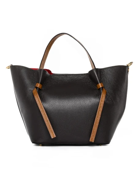 Geanta de mana din Piele Naturala GD53 Maro | Forseti Genti Dama Din Piele Naturala GD53 DARK BROWN | FORSETI