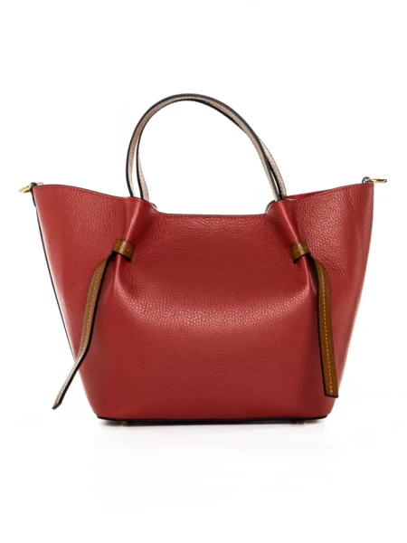 Geanta de mana din Piele Naturala GD53 Rosu | Forseti Genti Dama Din Piele Naturala GD53 RED | FORSETI