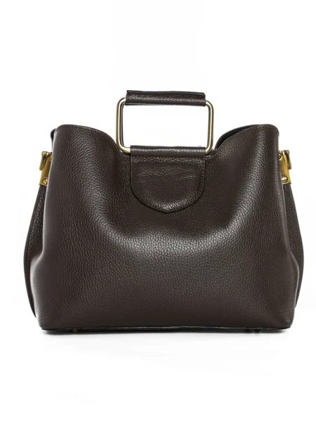 Genti Dama Din Piele Naturala GD52 DARK BROWN | FORSETI