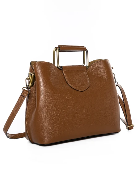 Geanta de mana din Piele Naturala GD52 Maro | Forseti » Pantoful.ro