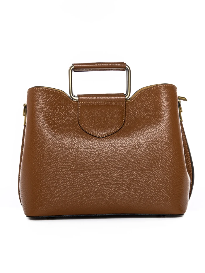 Geanta de mana din Piele Naturala GD52 Maro | Forseti » Pantoful.ro