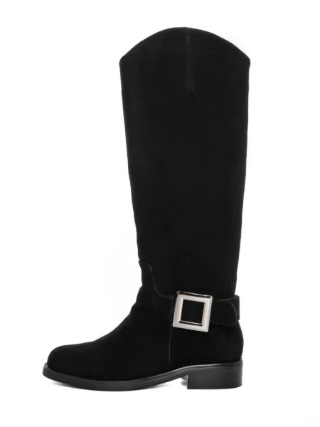 Cizme Dama din piele naturala 52AD3 BLACK | PANTOFUL