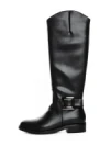 Cizme Dama din piele naturala 52AD3 BLACK | PANTOFUL