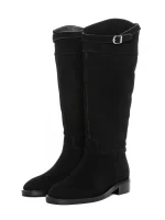 Cizme Dama din piele naturala 52AD6 BLACK | PANTOFUL