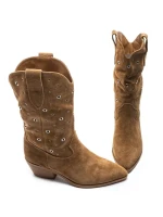 Ciocate Dama din piele naturala 52AD9 YELLOW | PANTOFUL