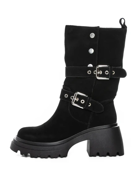 Ghete Dama din piele naturala 52AD11 Negru | Pantoful » Pantoful.ro