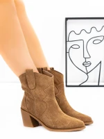 Ciocate Dama din piele naturala 52AD2 Galben | Pantoful » Pantoful.ro