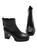 Botine Dama cu Toc gros K23574-8480 Negru | Jose Simon » Pantoful.ro