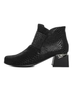 Botine Dama cu Toc gros K244-93R Negru | Jose Simon » Pantoful.ro