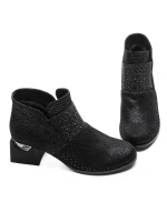 Botine Dama cu Toc gros K244-93R Negru | Jose Simon » Pantoful.ro