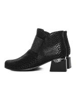 Botine Dama cu Toc gros K244-93R Negru | Jose Simon » Pantoful.ro