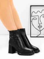 Botine Dama cu Toc gros K23574-8480 Negru | Jose Simon » Pantoful.ro