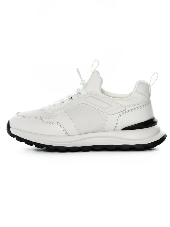 Pantofi Sport Barbati din piele naturala 5306 WHITE | ADVANCER