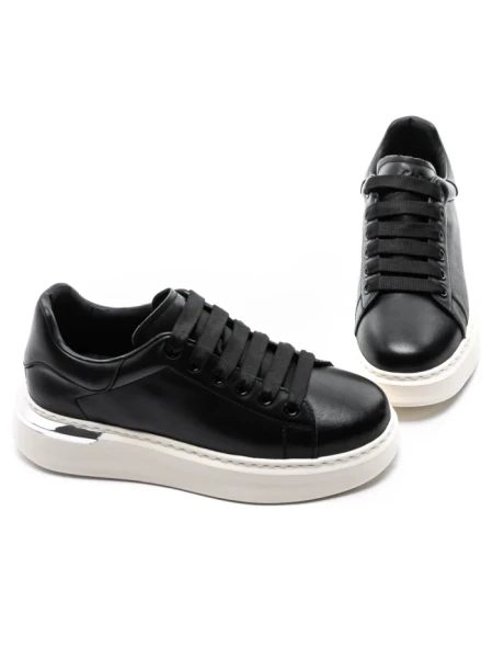 Pantofi Sport Barbati din piele naturala 5303 BLACK | ADVANCER