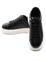 Pantofi Sport Barbati din piele naturala 5303 BLACK | ADVANCER