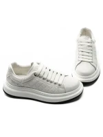 Pantofi Sport Barbati din piele naturala 5301 WHITE | ADVANCER