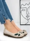 Balerini Dama din piele naturala 1817-6 CREAM | ADVANCER