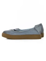Balerini Dama din piele naturala N3301 BLUE | ADVANCER