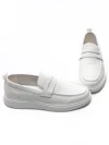 Pantofi Casual Barbati din piele naturala 12-187 WHITE | ADVANCER