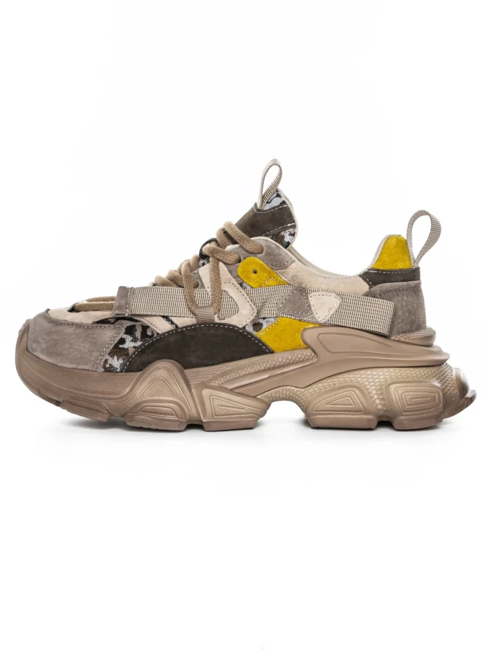 Pantofi Sport Dama din piele naturala Y5759-1 APRICOT | ADVANCER