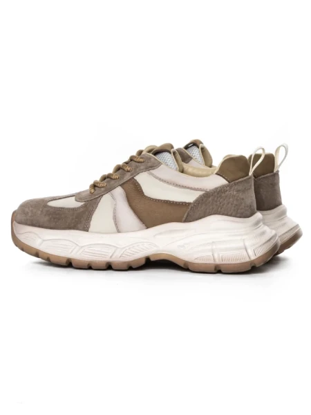 Pantofi Sport Dama din piele naturala HY3393 KHAKI | ADVANCER