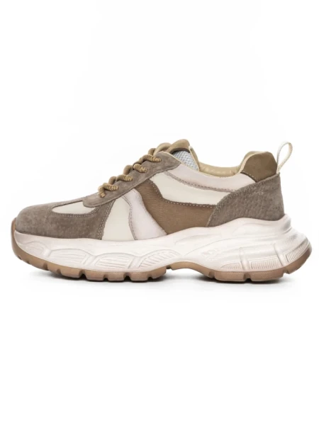 Pantofi Sport Dama din piele naturala HY3393 KHAKI | ADVANCER