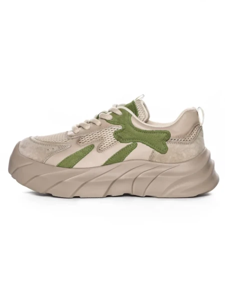 Pantofi Sport Dama din piele naturala 8255 GREEN | ADVANCER