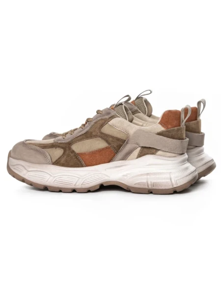 Pantofi Sport Dama din piele naturala HY3332 KHAKI-APRICOT | ADVANCER