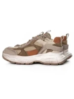 Pantofi Sport Dama din piele naturala HY3332 KHAKI-APRICOT | ADVANCER