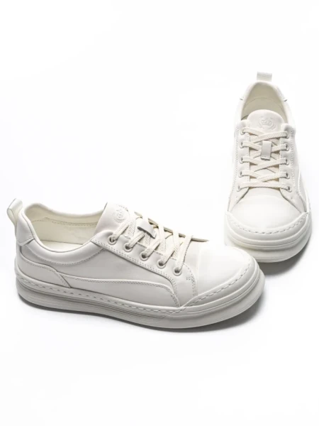 Pantofi Sport Barbati din piele naturala 5310 WHITE | ADVANCER