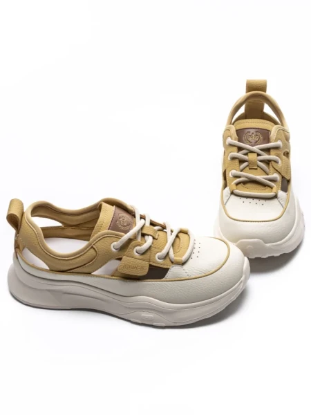 Pantofi Sport Dama din piele naturala 70136X YELLOW | ADVANCER