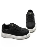 Pantofi Sport Dama din piele naturala FP26309 BLACK-WHITE | ADVANCER