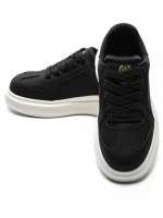 Pantofi Sport Dama din piele naturala FP26309 BLACK-WHITE | ADVANCER