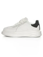 Pantofi Sport Dama din piele naturala FP26309 WHITE-BLACK | ADVANCER