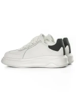 Pantofi Sport Dama din piele naturala FP26309 WHITE-BLACK | ADVANCER