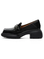 Pantofi Casual Dama din piele naturala 558058-7 BLACK | ADVANCER