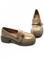 Pantofi Casual Dama din piele naturala 558058-7 APRICOT | ADVANCER