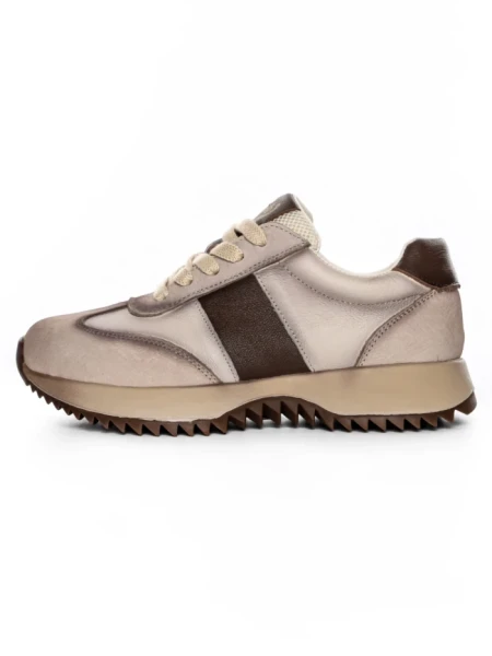 Pantofi Sport Dama din piele naturala KM3309 COFFEE | ADVANCER