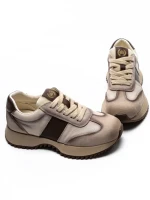 Pantofi Sport Dama din piele naturala KM3309 COFFEE | ADVANCER