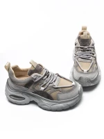 Pantofi Sport Dama din piele naturala HY2122 GREY | FRANCO GERARDO