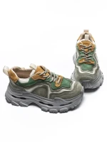 Pantofi Sport Dama din piele naturala HY2926-1 LIGHT GREEN | FRANCO GERARDO