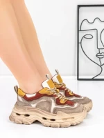 Pantofi Sport Dama din piele naturala HY2926-1 RED | FRANCO GERARDO