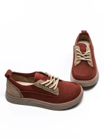 Pantofi Sport Dama din piele naturala 2535 RED | FRANCO GERARDO